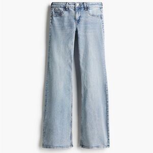 Low Rise Flared Leg Jeans
